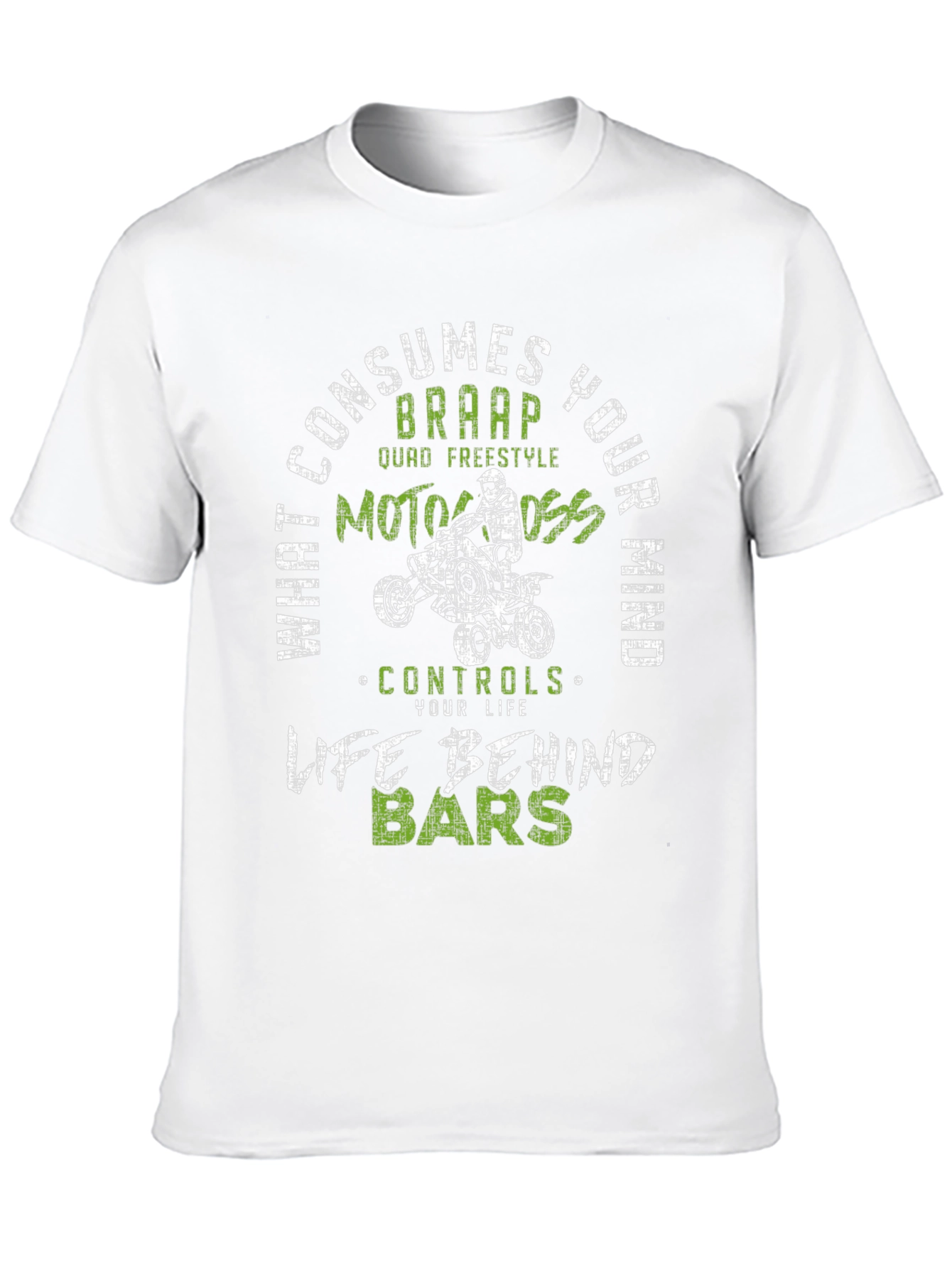 ATV Motocross Graphic T-Shirt - Life Behind Bars