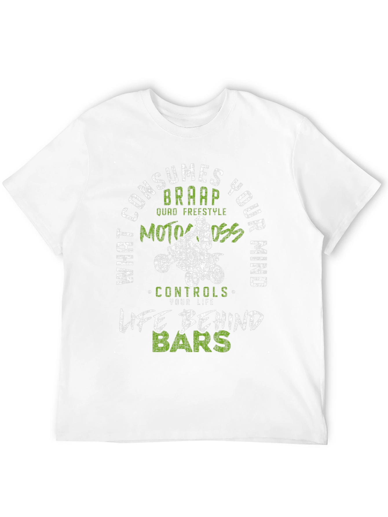 ATV Motocross Graphic T-Shirt - Life Behind Bars
