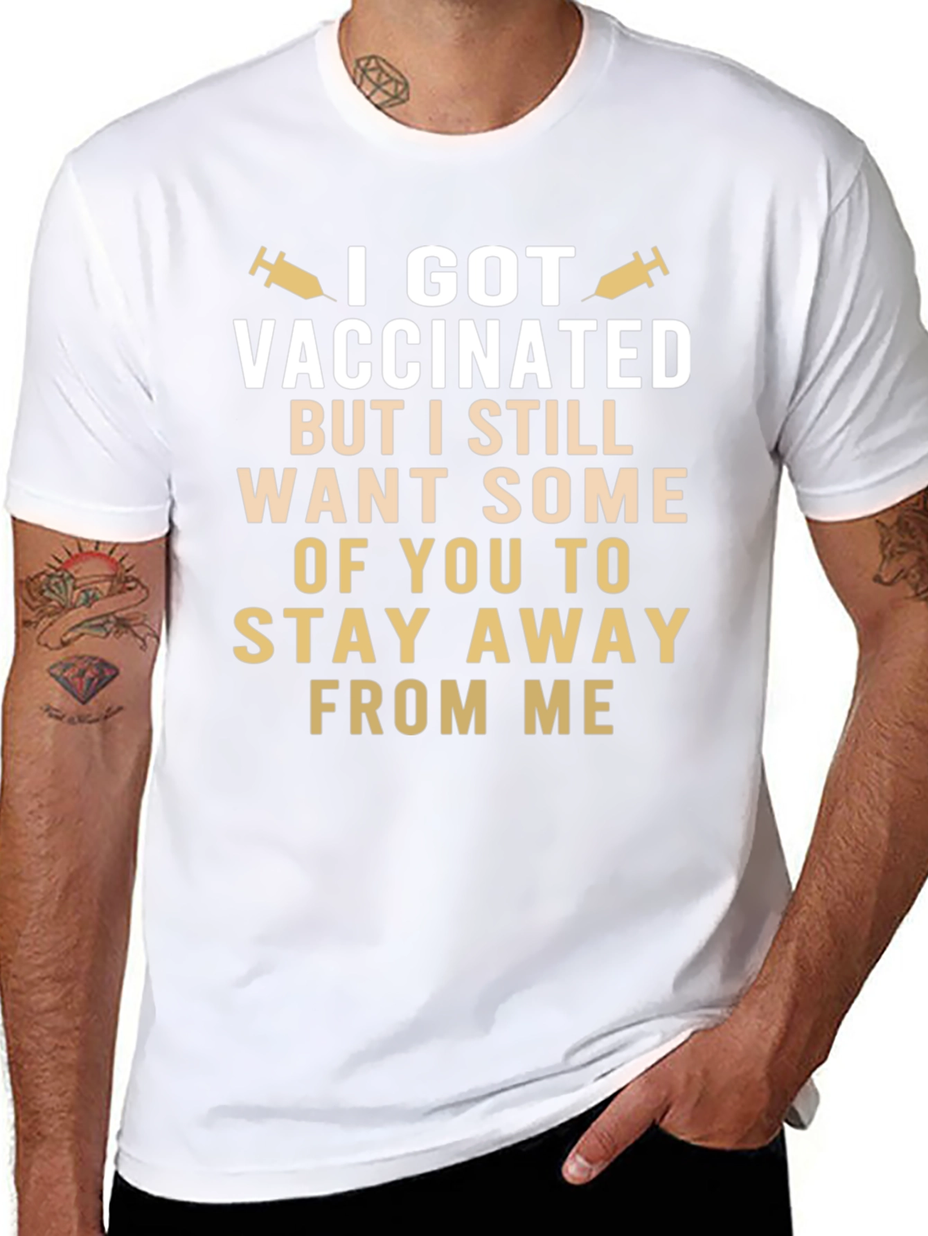 Funny Vaccinated Graphic Tee