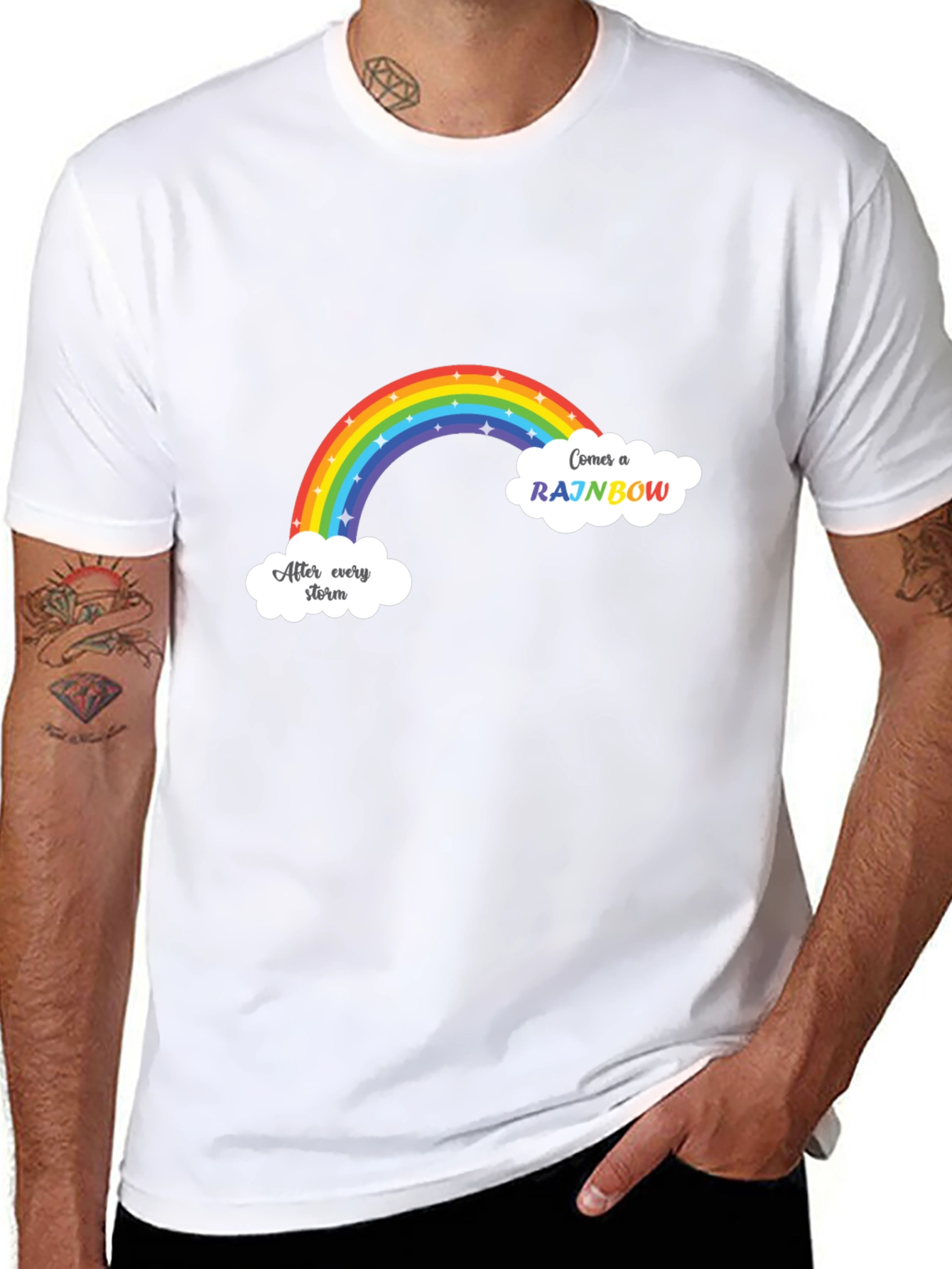 Rainbow After Storm Graphic T-Shirt