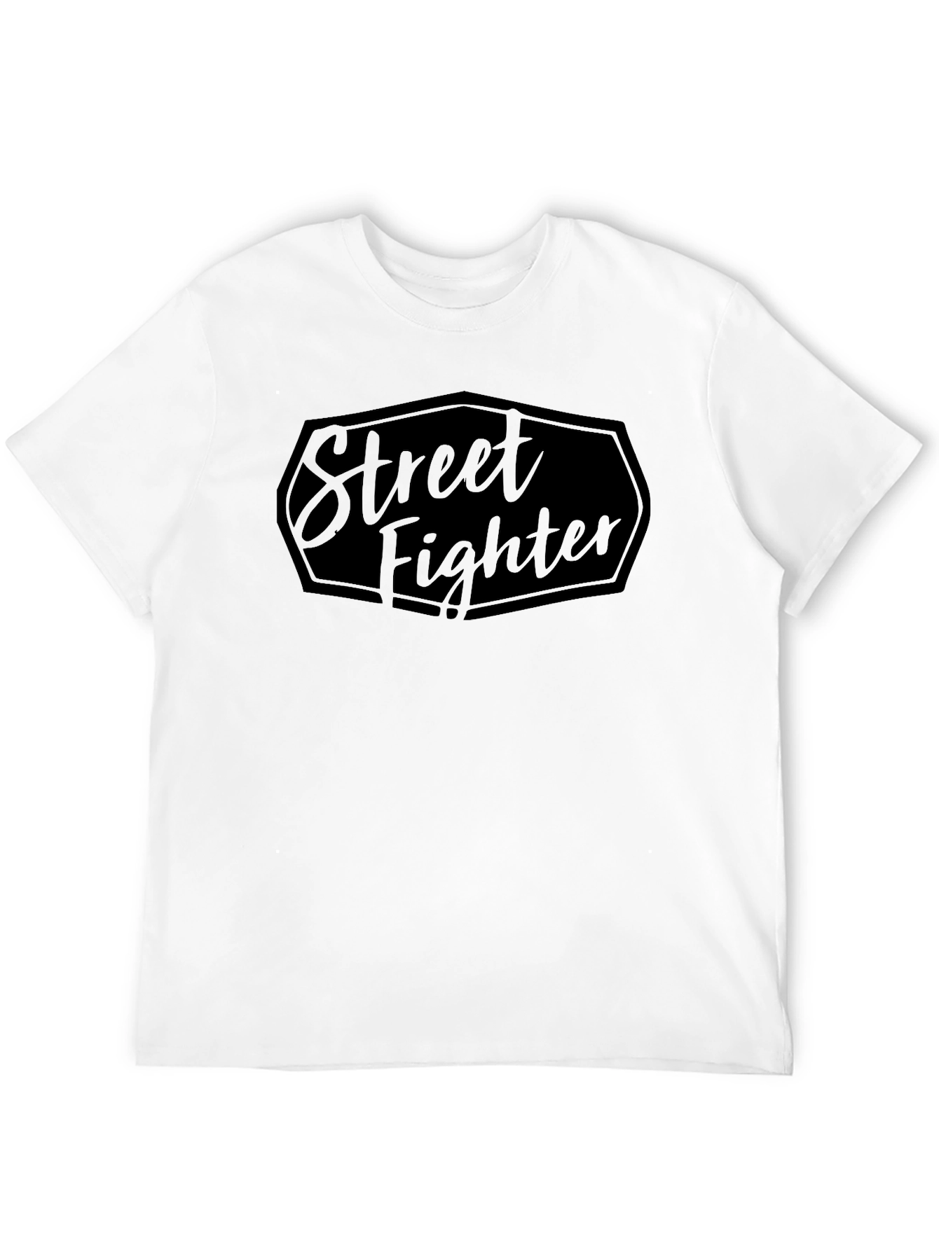 Street Fighter Black Tee - Classic Game Style
