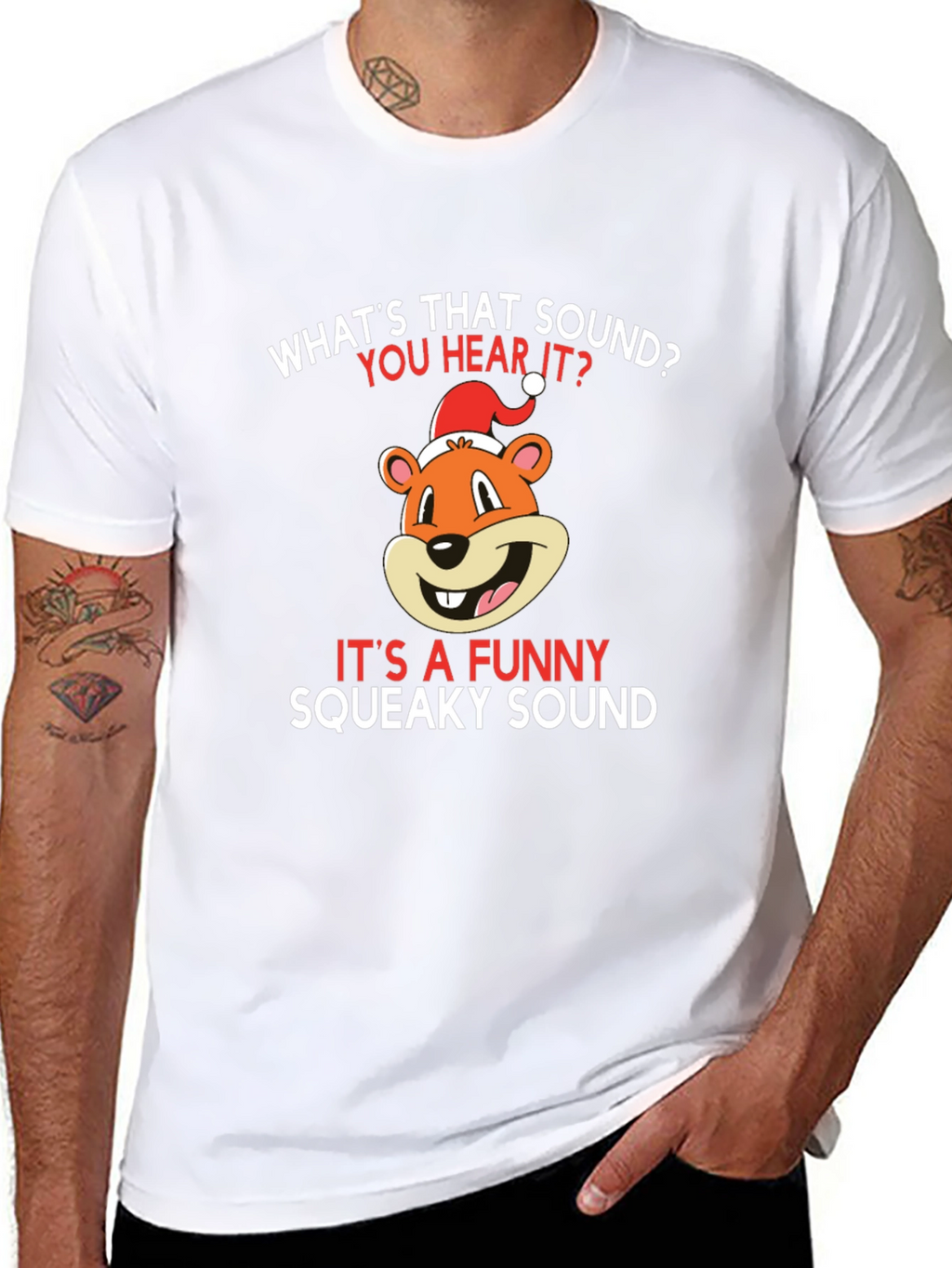 Funny Squeaky Sound Christmas T-Shirt