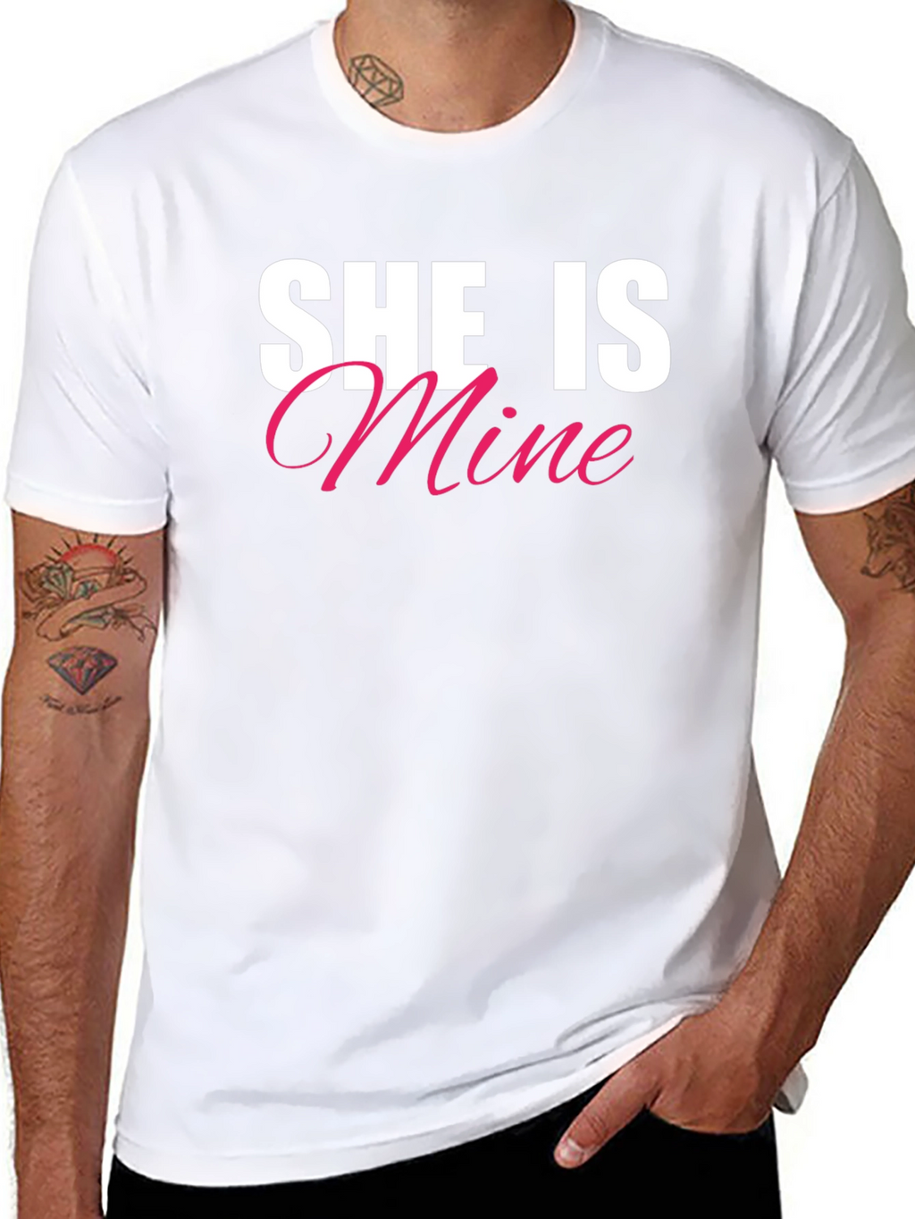 She Is Mine T-Shirt - Couples Matching Tee