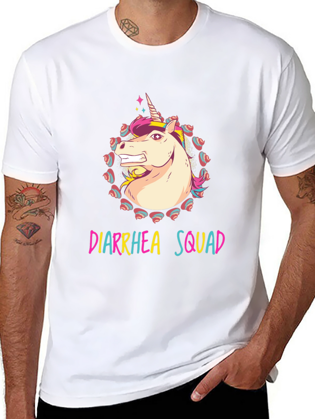 Diarrhea Squad Unicorn Graphic Tee