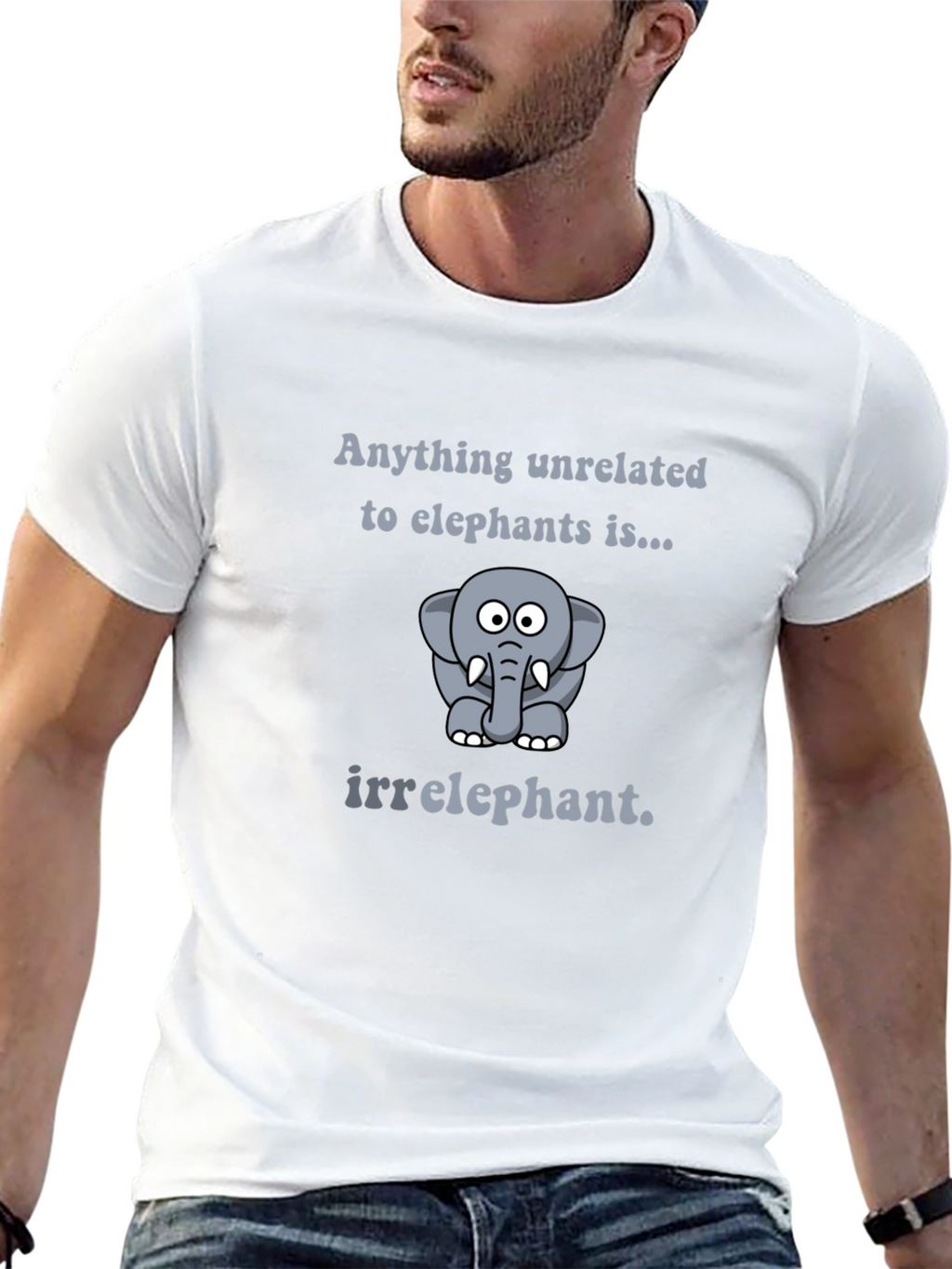 Irrelephant T-Shirt - Funny Elephant Pun Tee