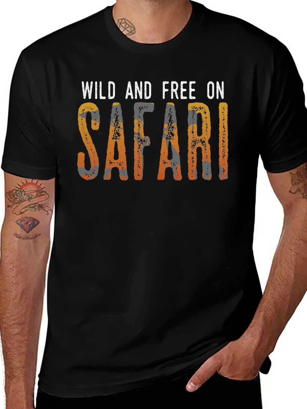 Wild and Free Safari Graphic Tee