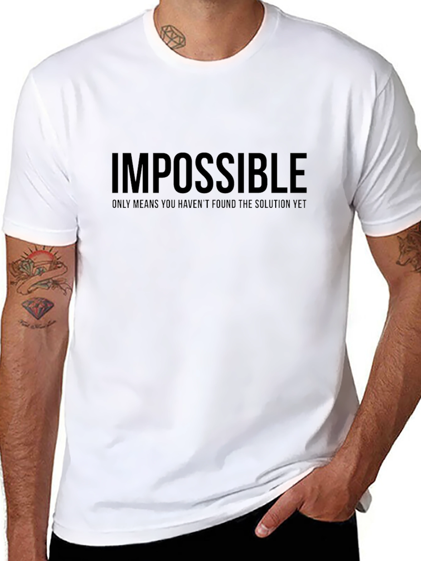 Impossible Solution Black T-Shirt