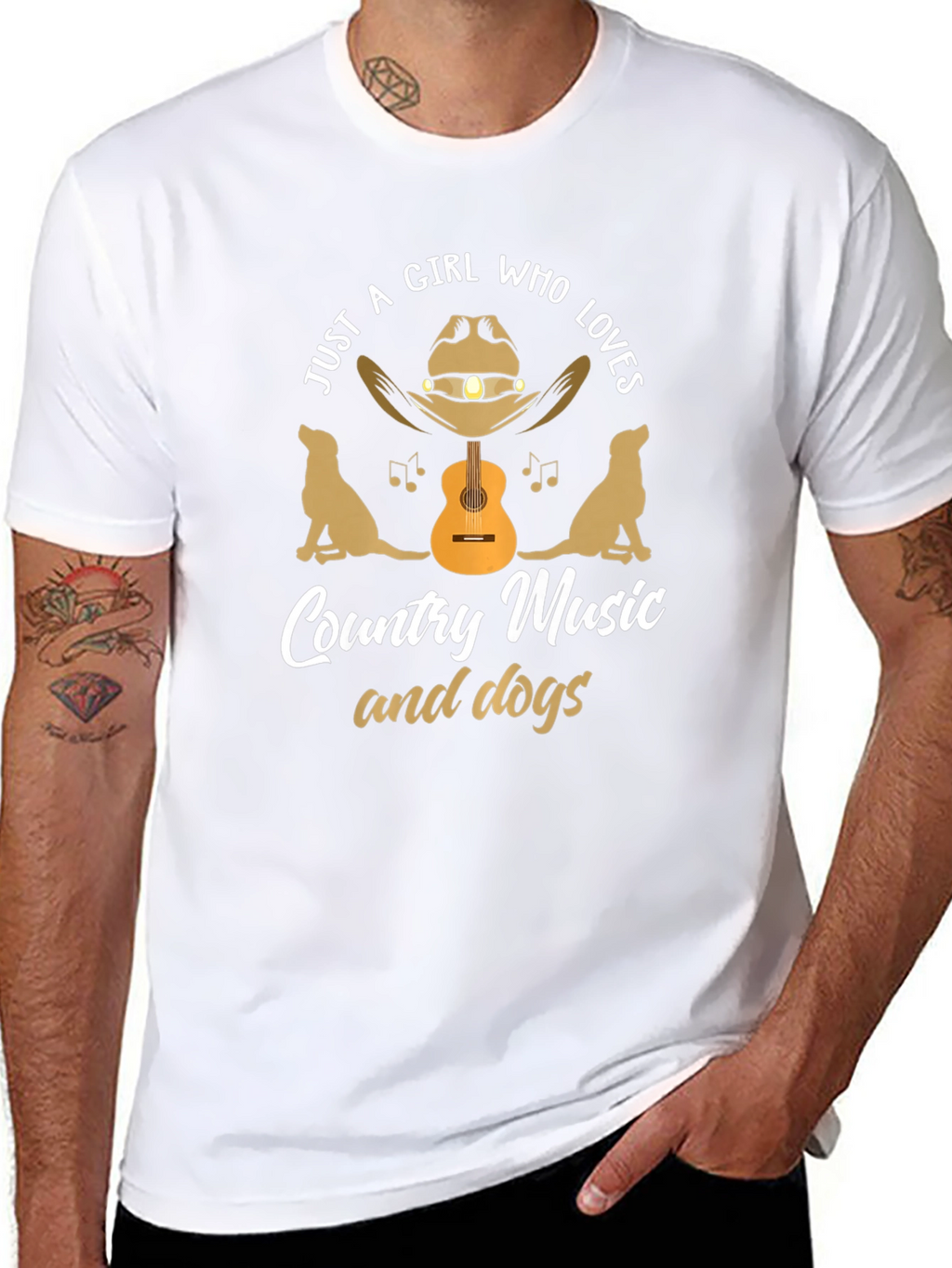 Country Music & Dog Lover T-Shirt