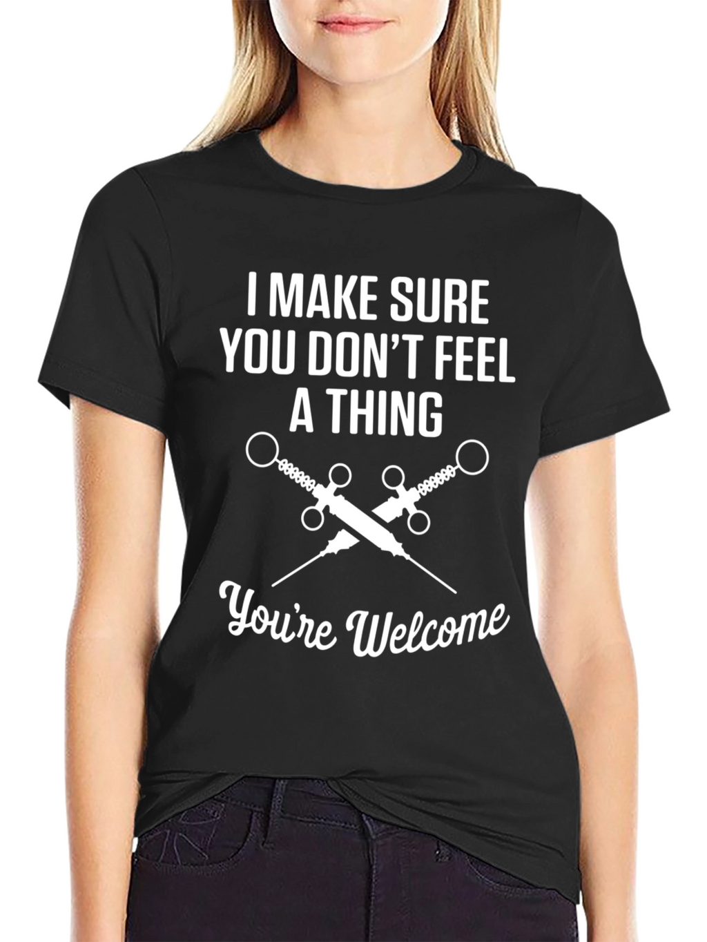 Dont Feel a Thing T-Shirt Funny Medical Tee
