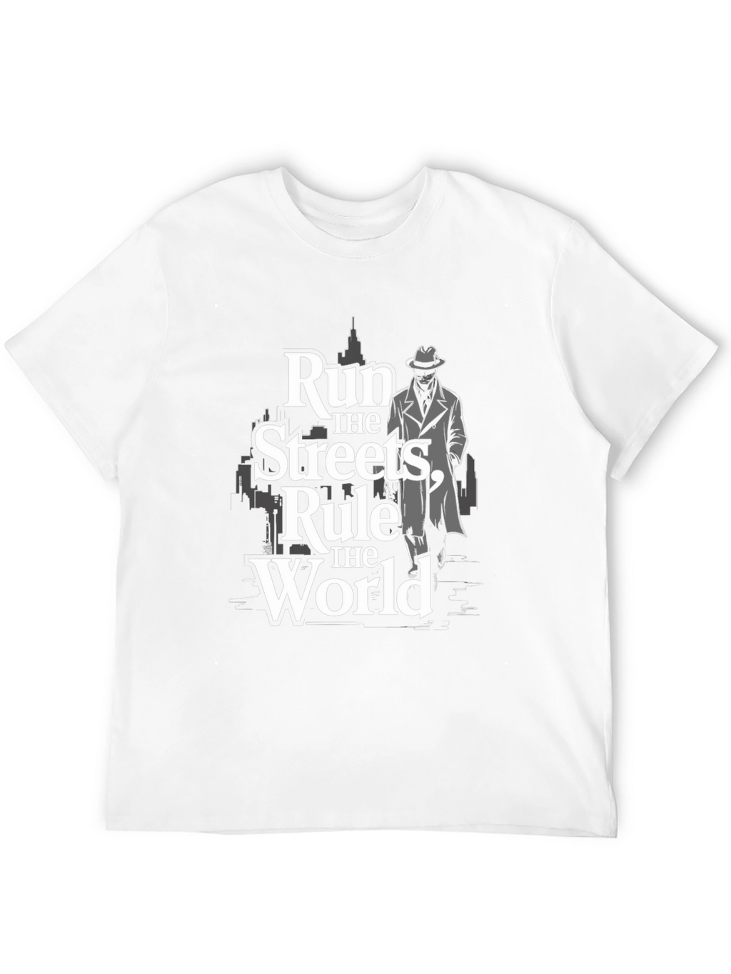 Run the Streets Graphic Black T-Shirt