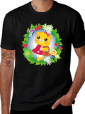 Bear in Wreath Graphic Tee