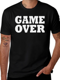 Game Over T-Shirt - Classic Black Gamer Tee