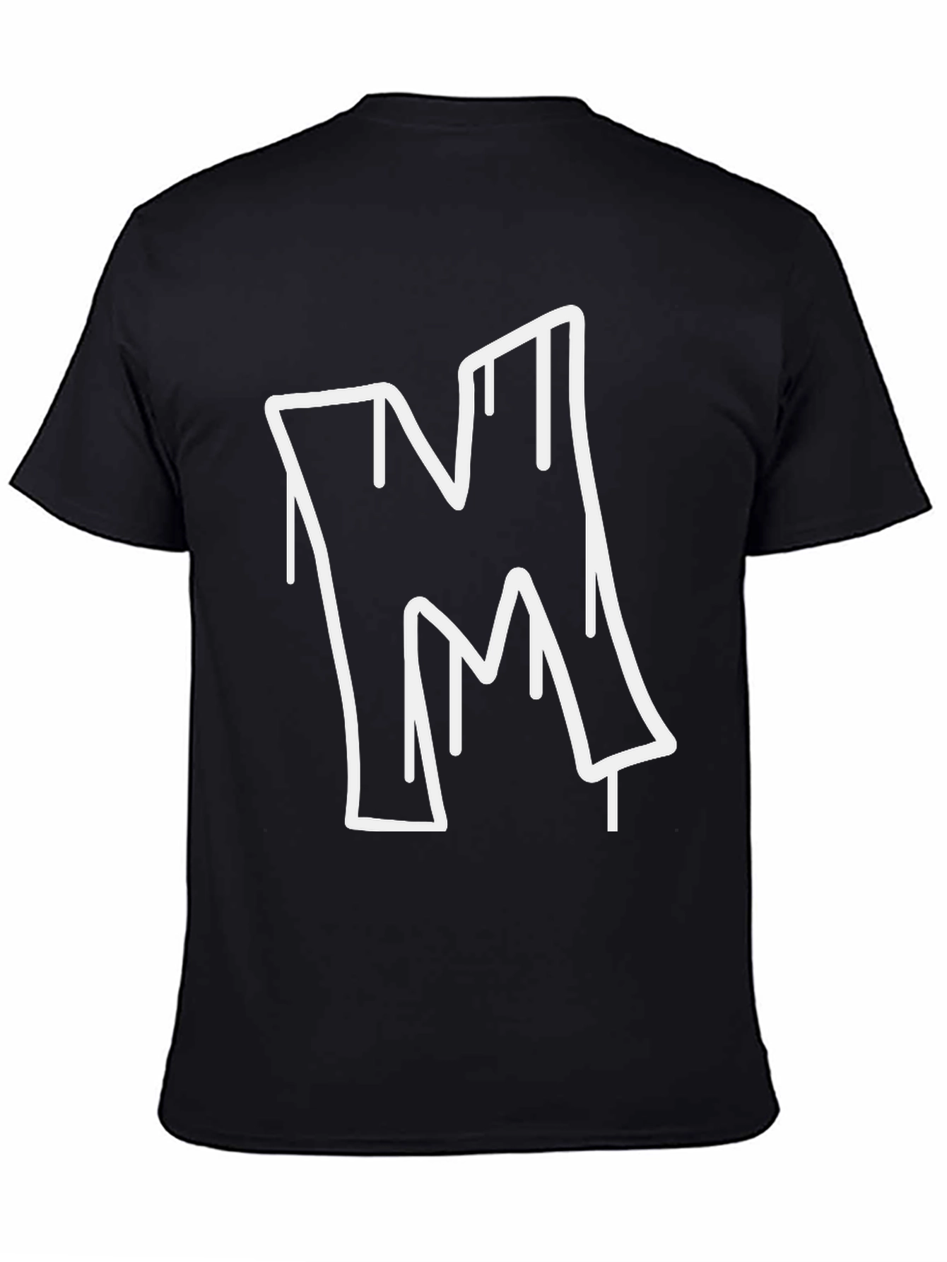 Urban Style M Graphic Black T-Shirt