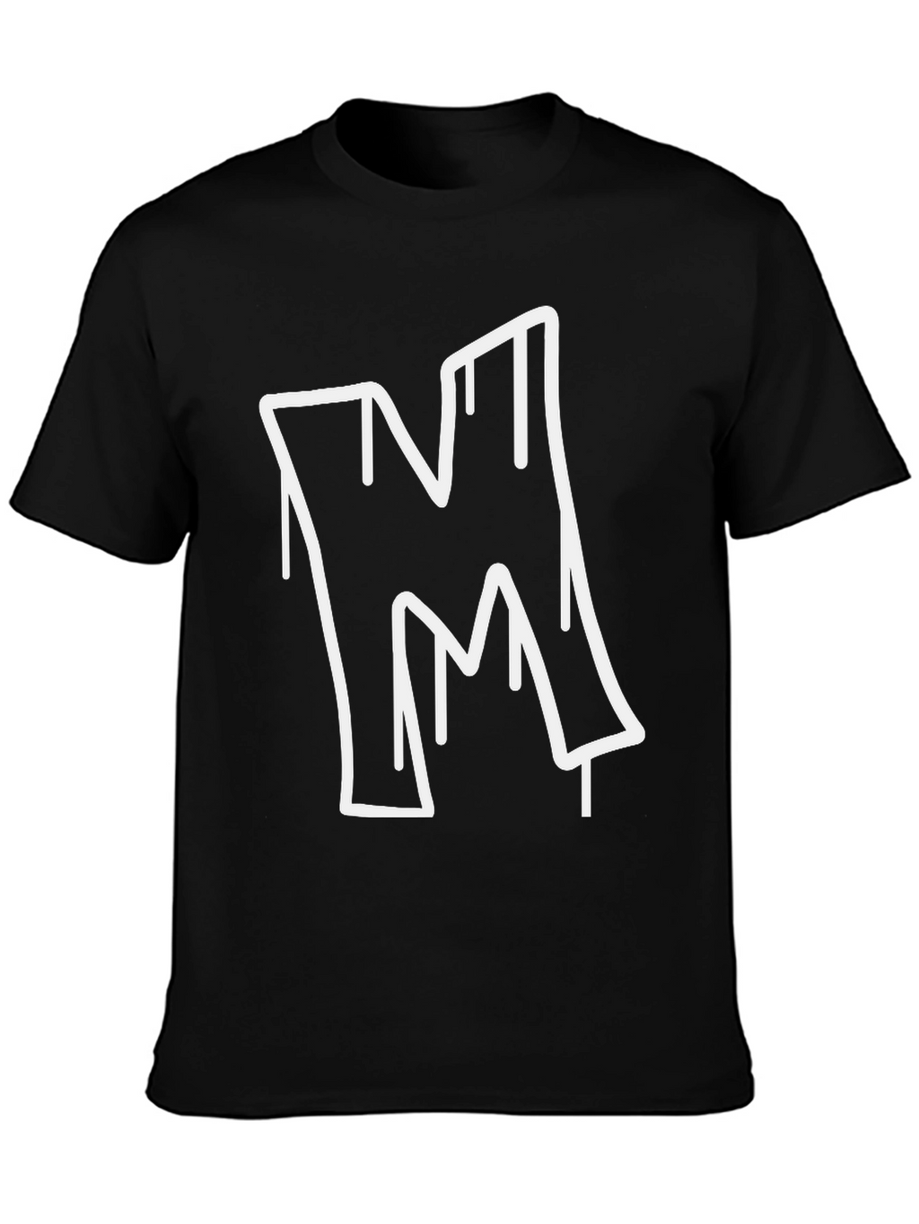 Urban Style M Graphic Black T-Shirt