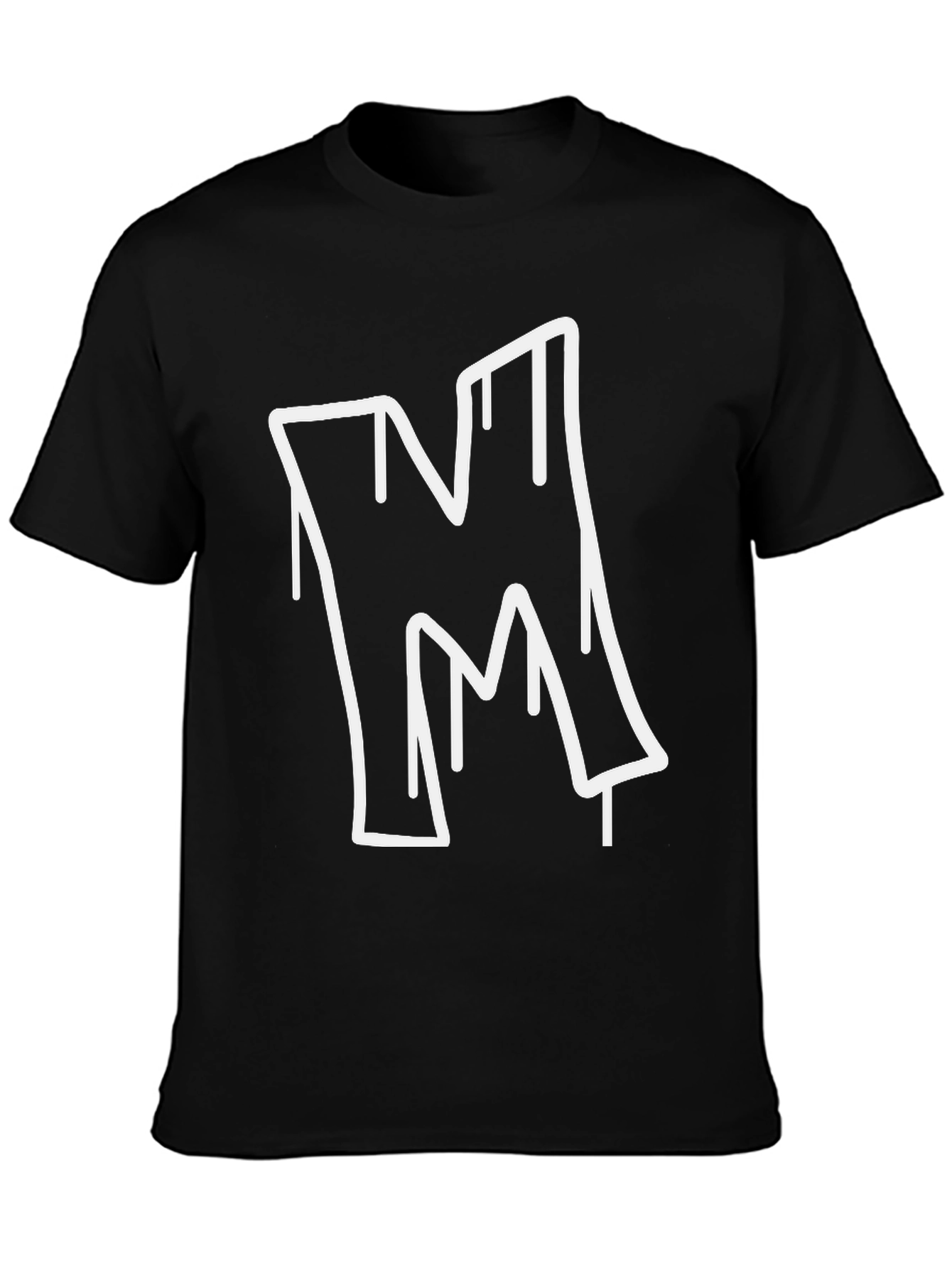 Urban Style M Graphic Black T-Shirt