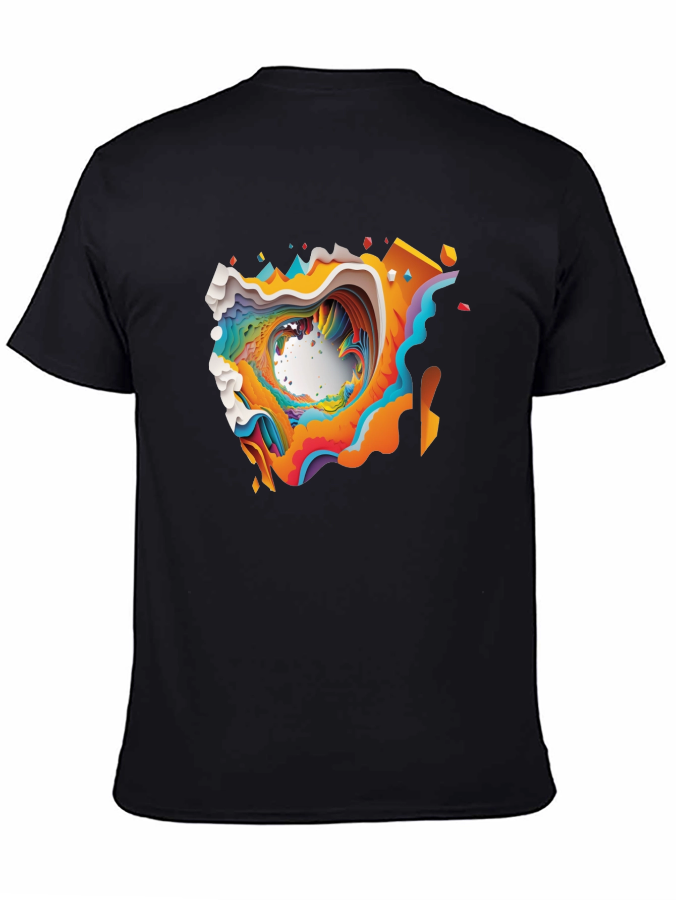 Abstract Art Tee: Colorful & Unique Graphic Print Shirt