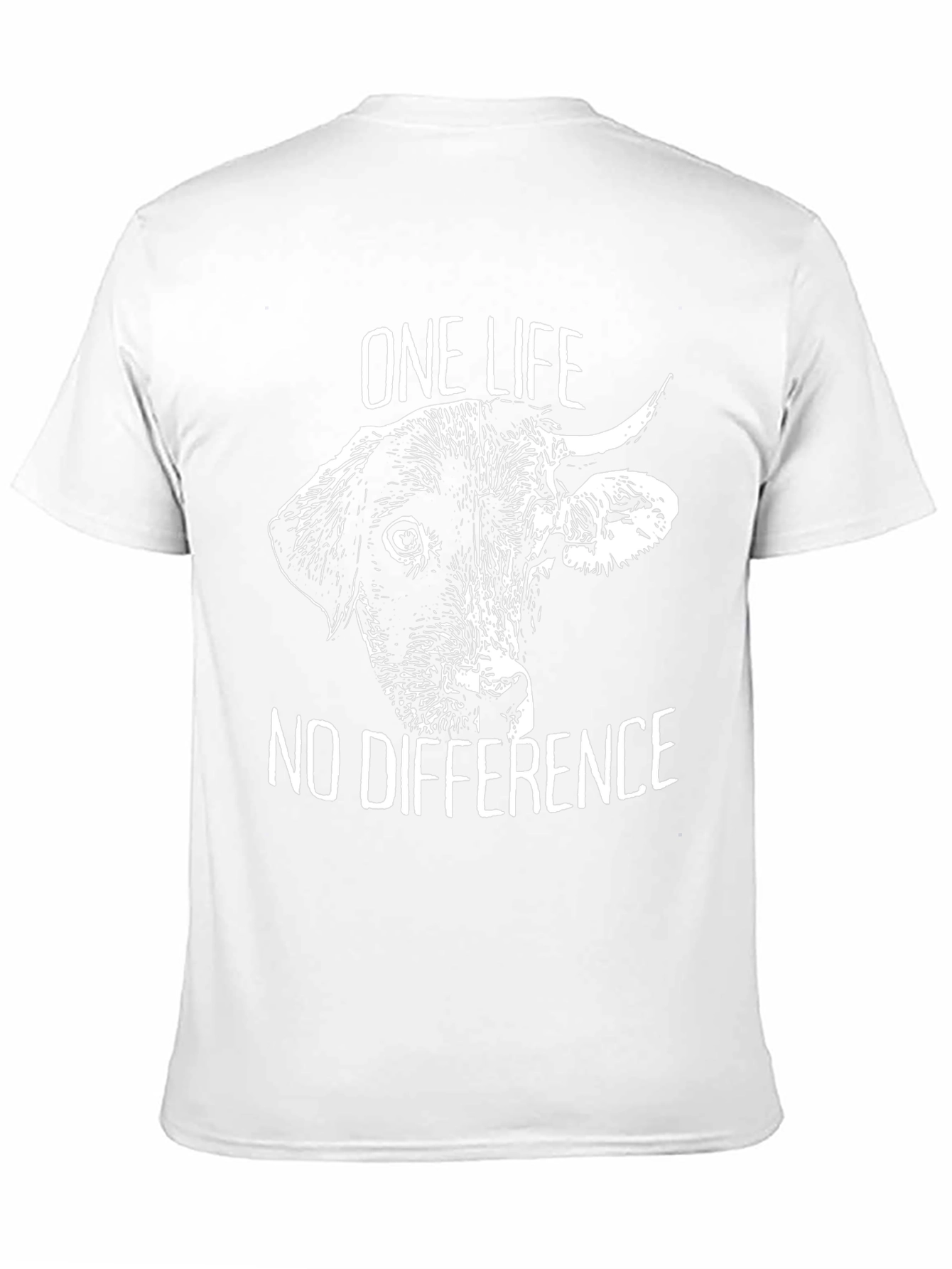One Life No Difference Vegan T-Shirt