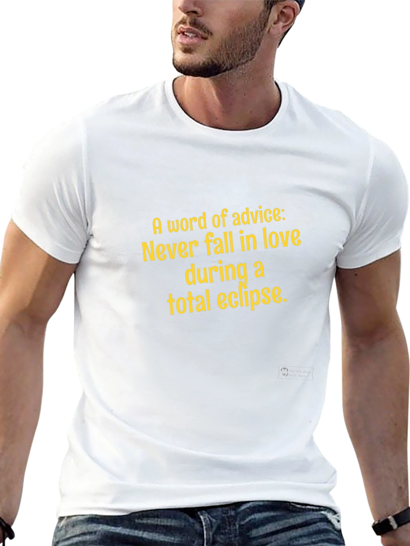 Eclipse Advice Graphic Tee - Never Fall in Love