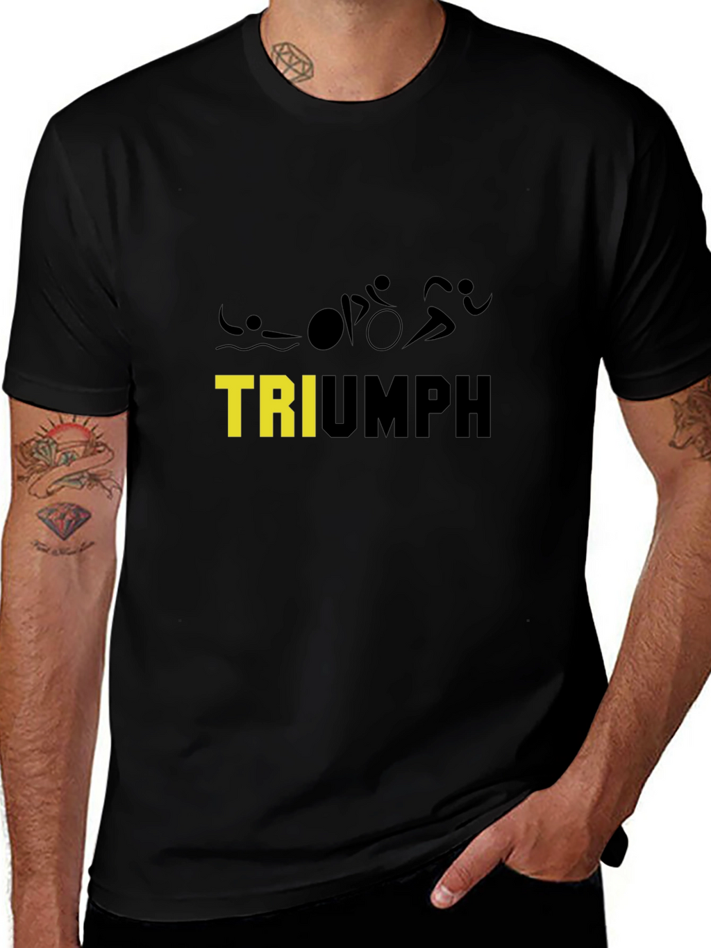 Triathlon Triumph Graphic T-Shirt