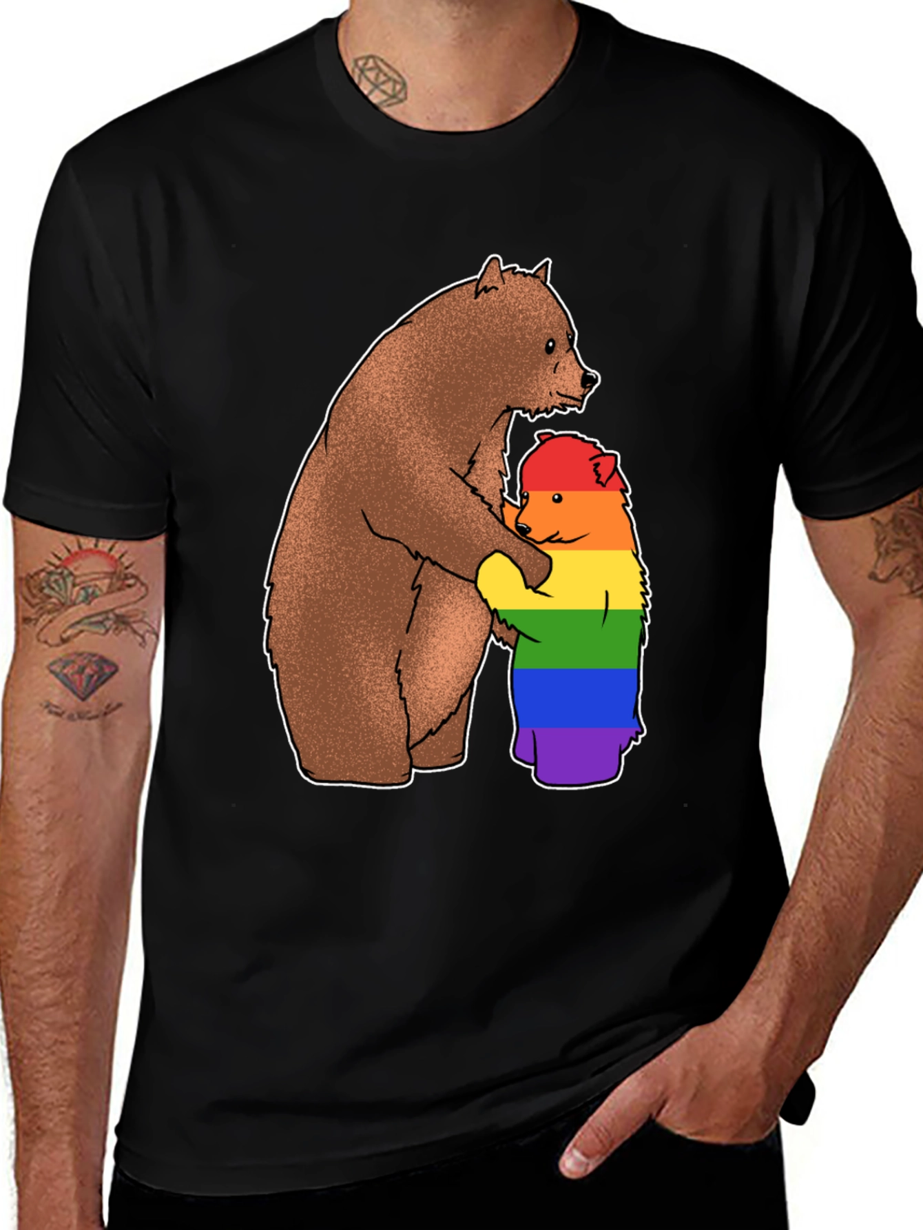 LGBT Pride Bear Graphic Tee