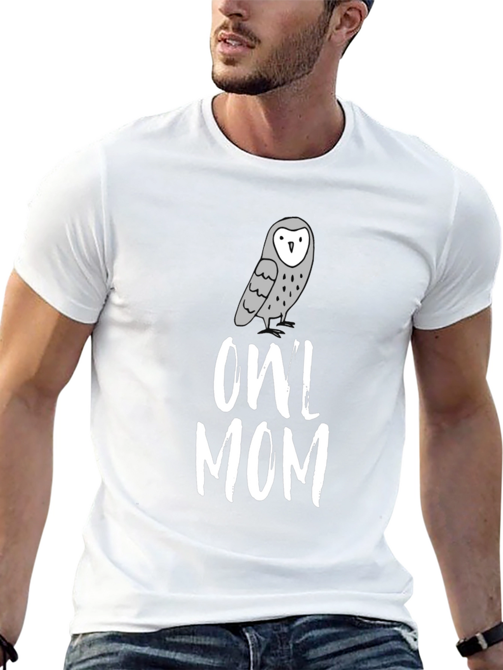 Owl Mom T-Shirt - Cute Graphic Tee