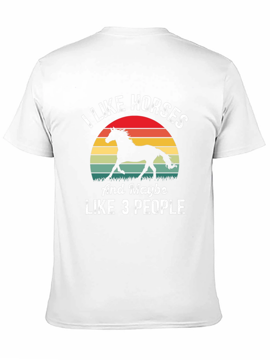 I Like Horses T-Shirt - Funny Equestrian Tee