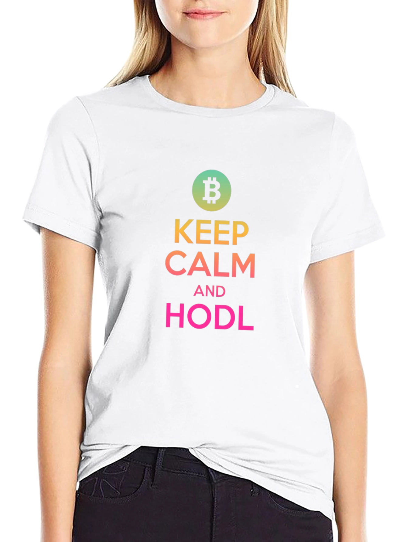 Keep Calm and HODL Bitcoin T-Shirt