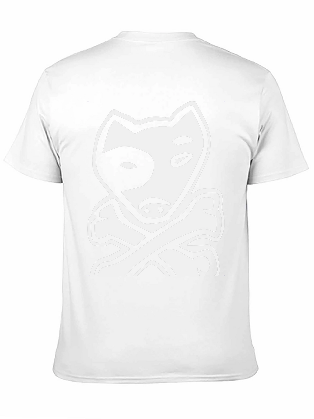 Dog & Bones Graphic Tee - Cool Black T-Shirt