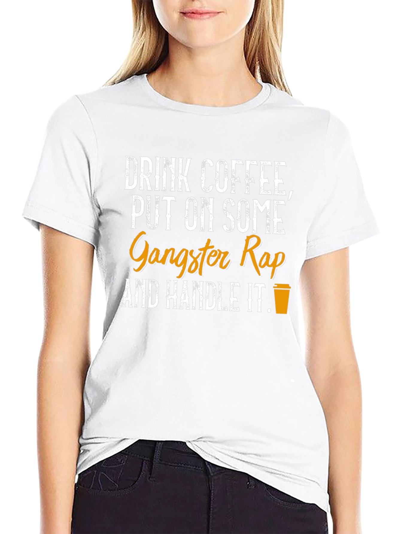 Coffee & Gangster Rap T-Shirt