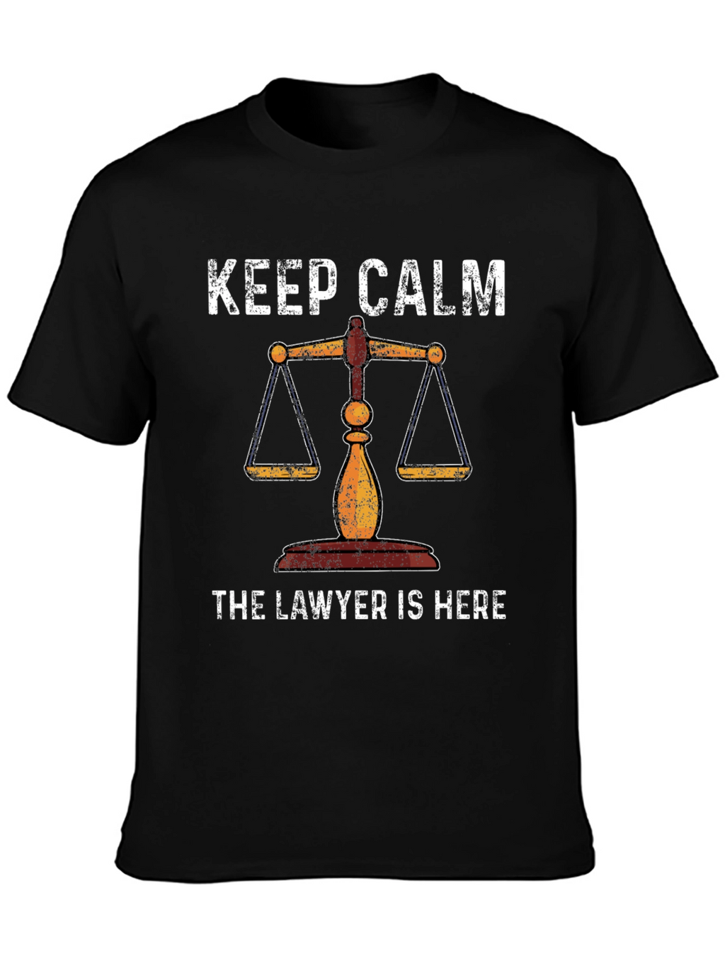 Keep Calm Lawyer T-Shirt - Scales of Justice Tee
