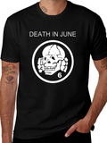 Death In June T-Shirt - Black Graphic Tee