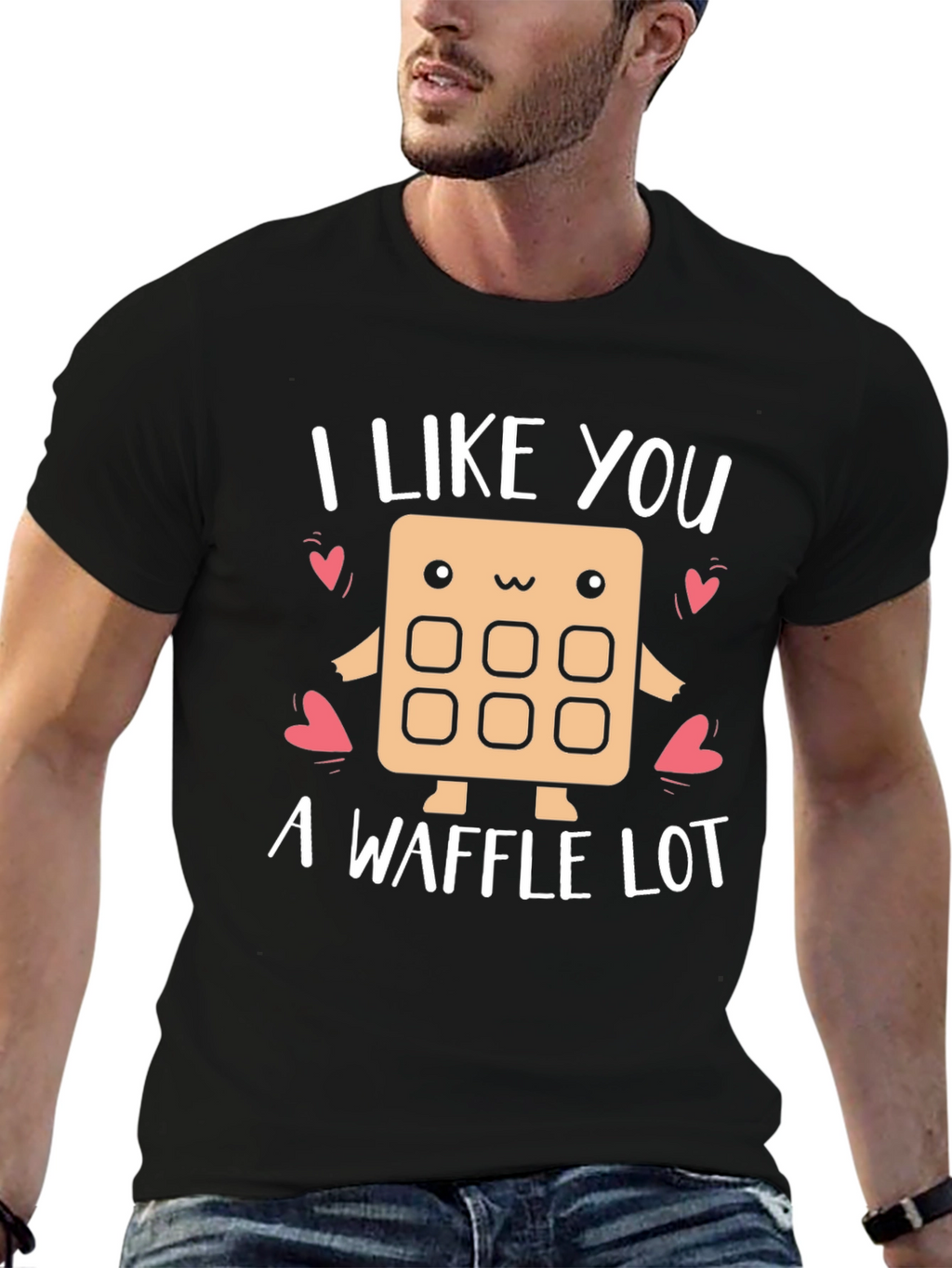I Like You a Waffle Lot Graphic Tee