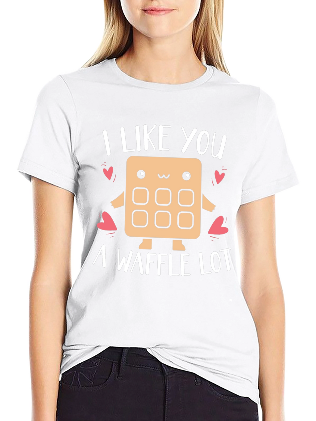 I Like You a Waffle Lot Graphic Tee