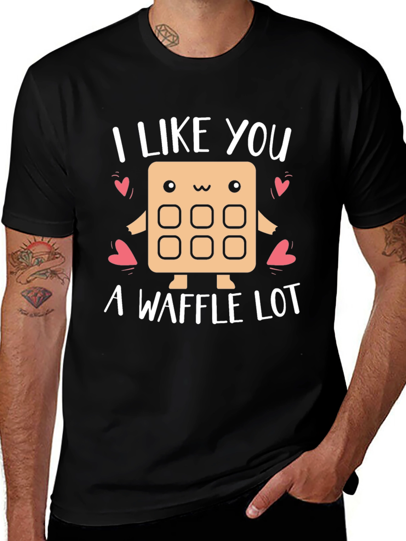 I Like You a Waffle Lot Graphic Tee