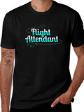 Flight Attendant Black T-Shirt