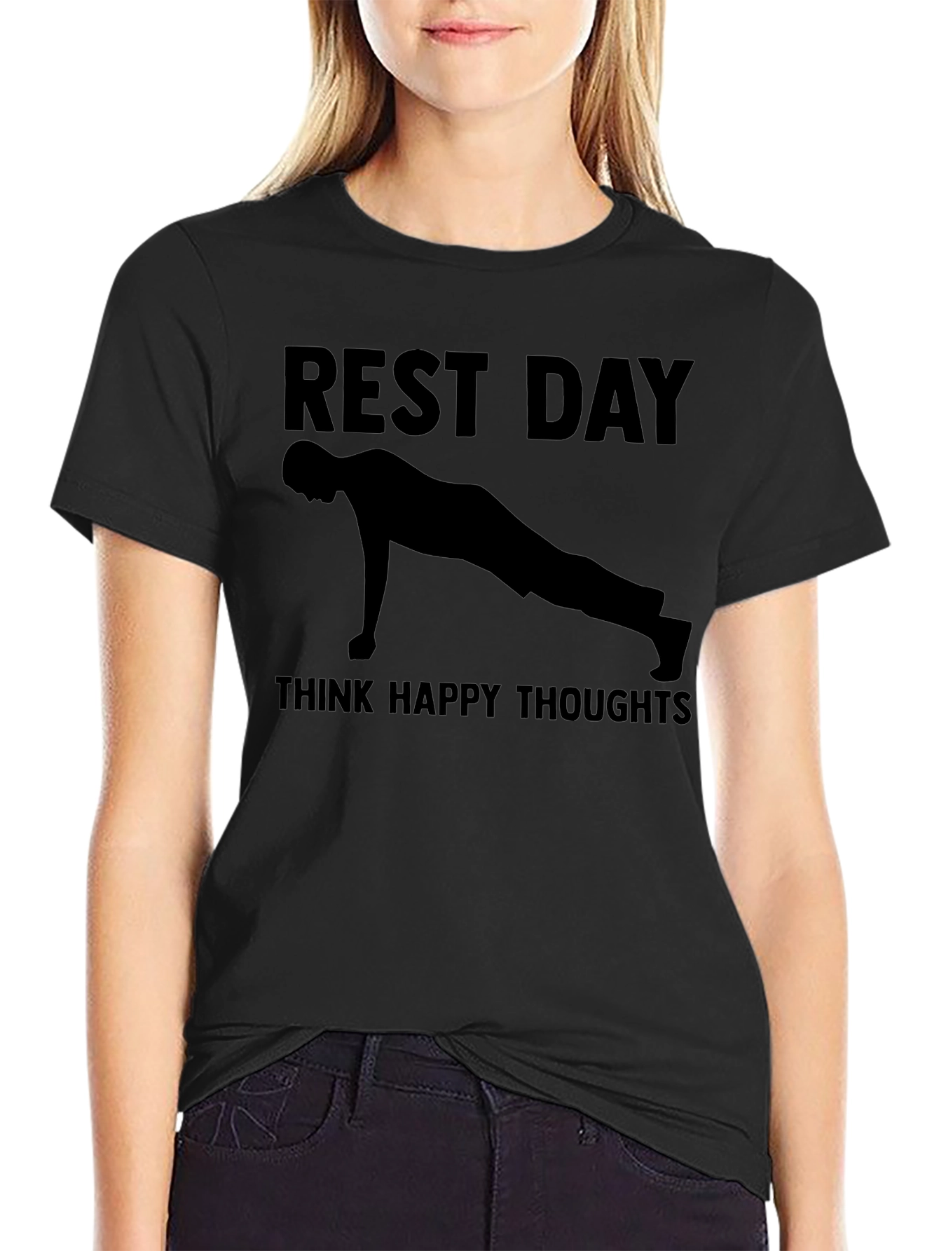 Rest Day Push-Up Graphic T-Shirt