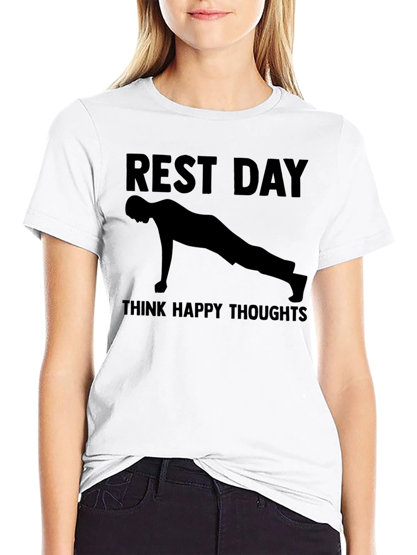 Rest Day Push-Up Graphic T-Shirt