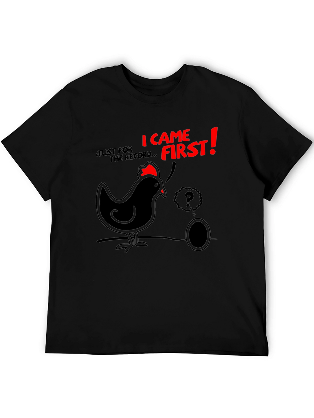 Chicken or Egg Mens Graphic Tee