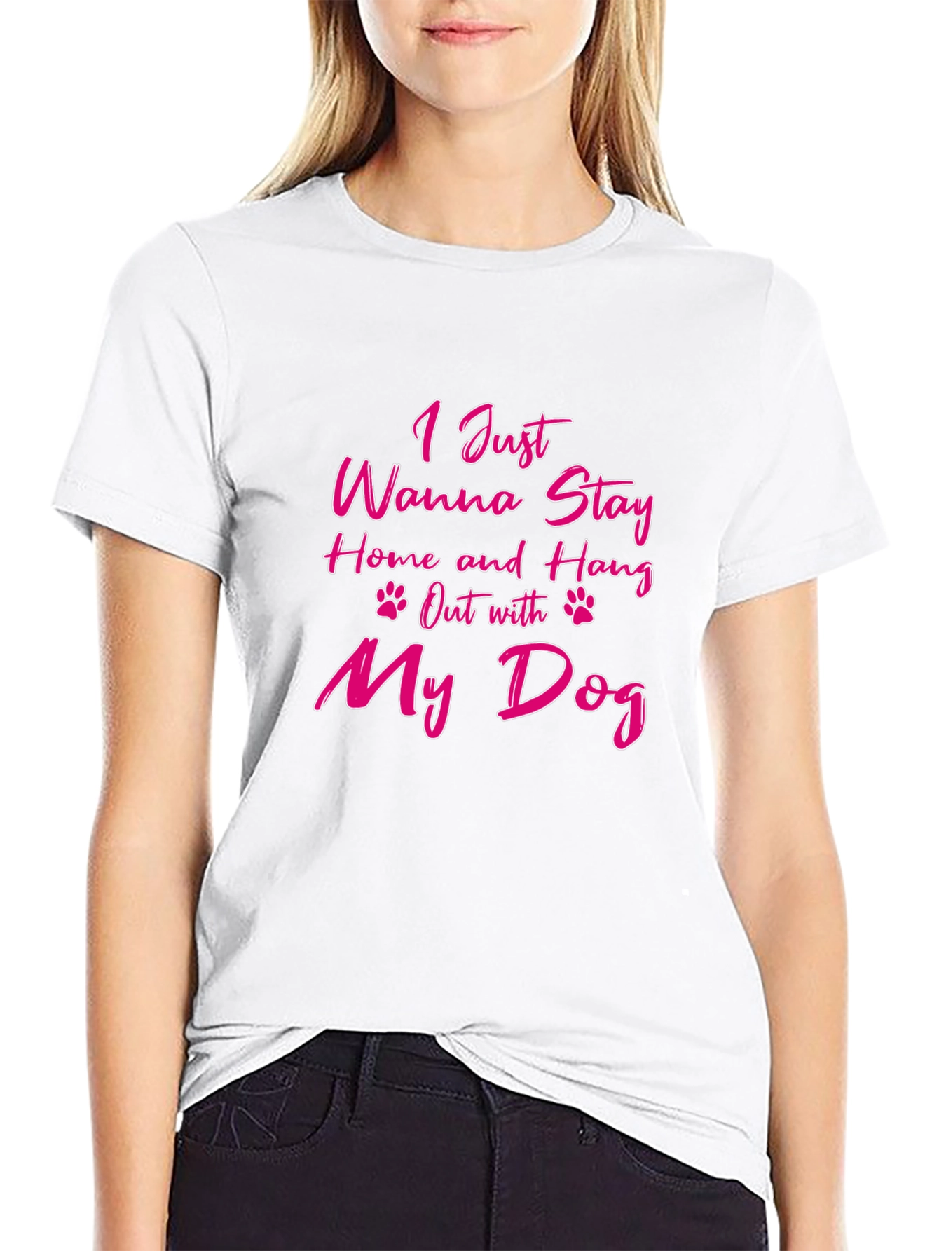 Stay Home & Hang Out With My Dog T-Shirt
