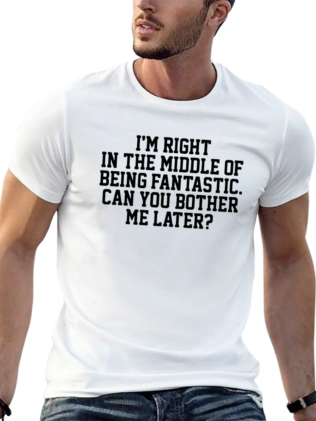 Funny Graphic Tee - Fantastic Middle