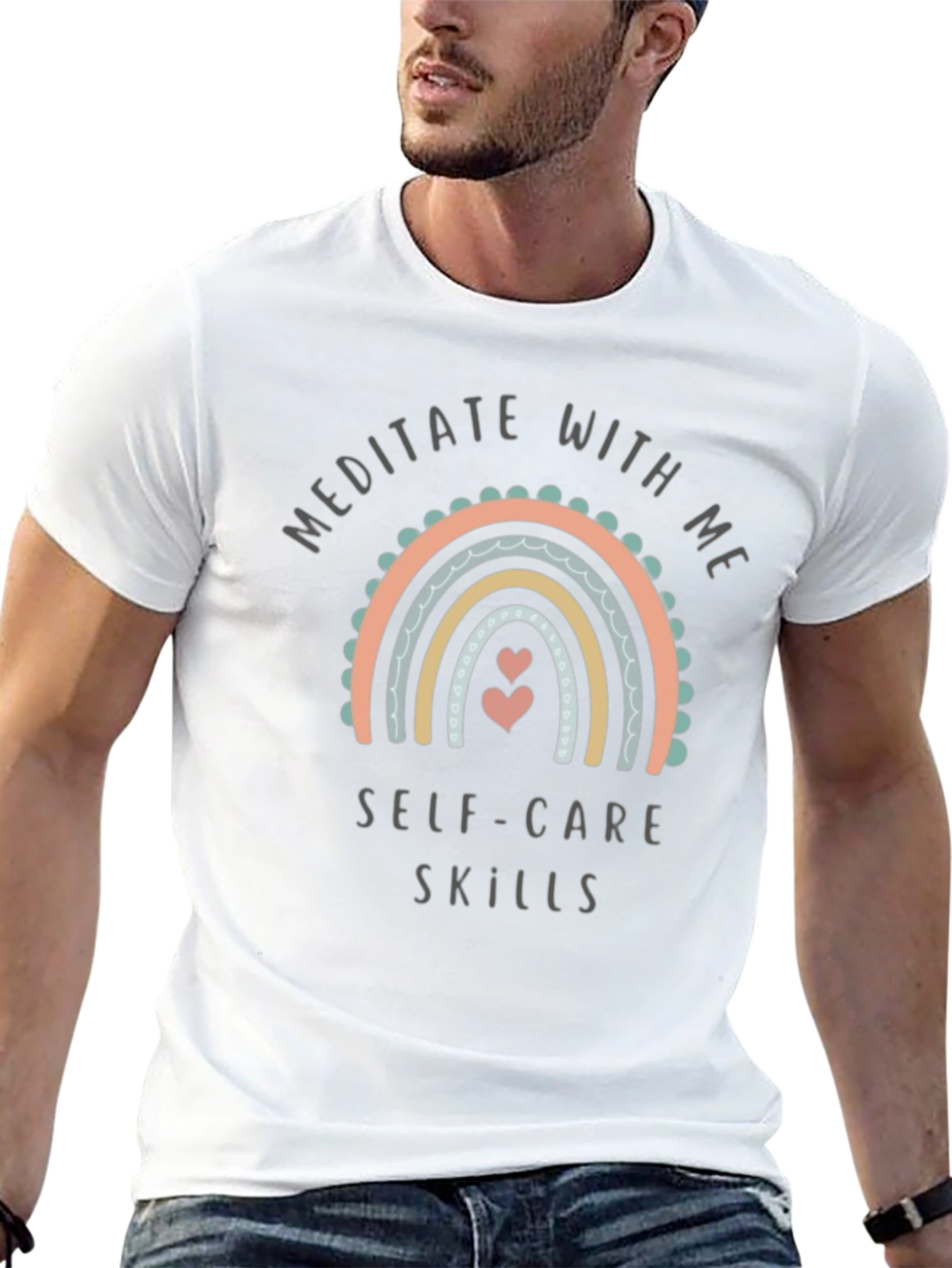 Meditate With Me Self Care Skills Graphic Tee