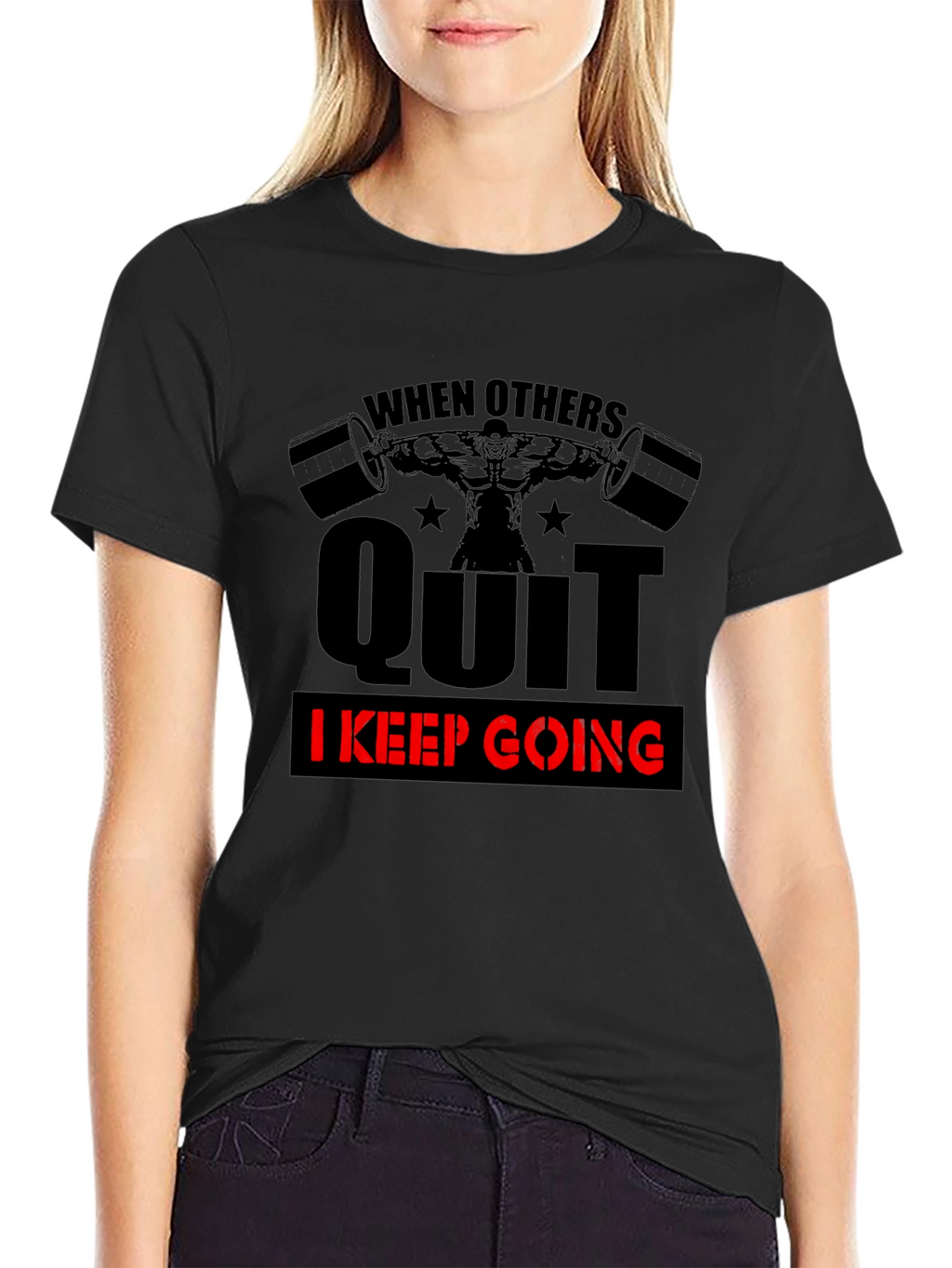 Motivational Gym T-Shirt - When Others Quit