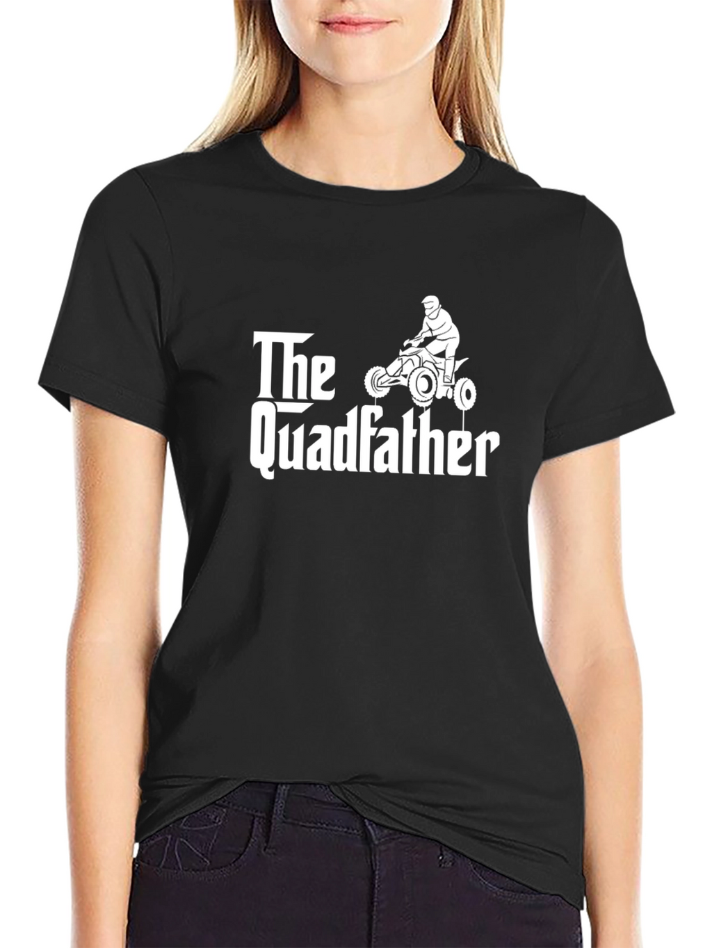 The Quadfather T-Shirt - ATV Rider Gift