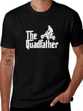 The Quadfather T-Shirt - ATV Rider Gift