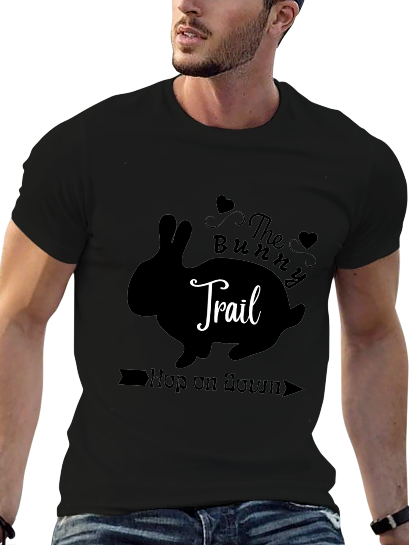 Bunny Trail Graphic T-Shirt - Hop On Down