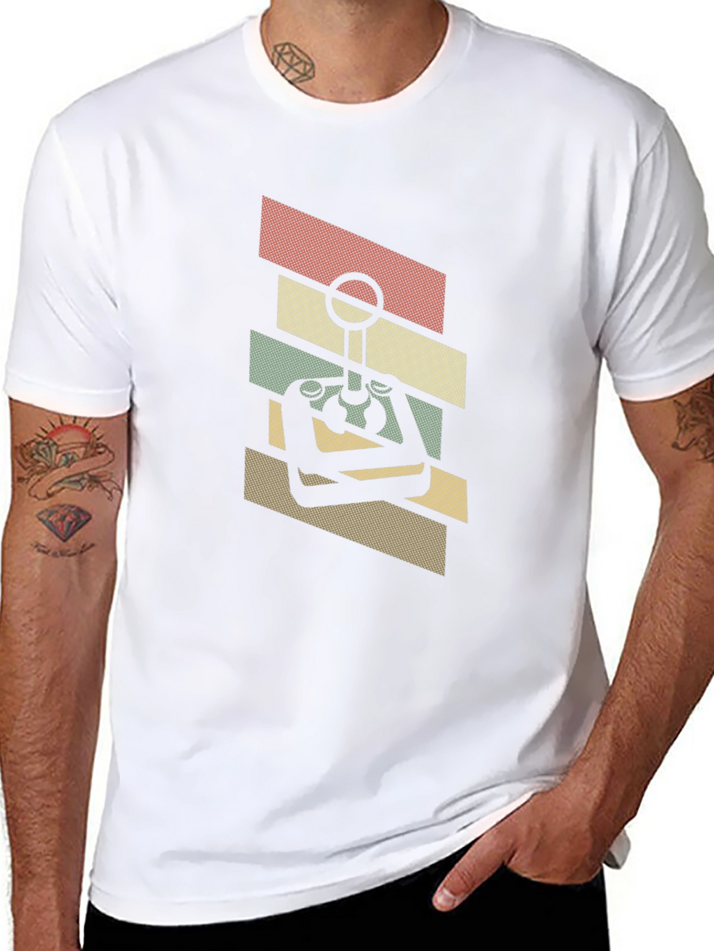 Retro Arcade Gamer T-Shirt - Black
