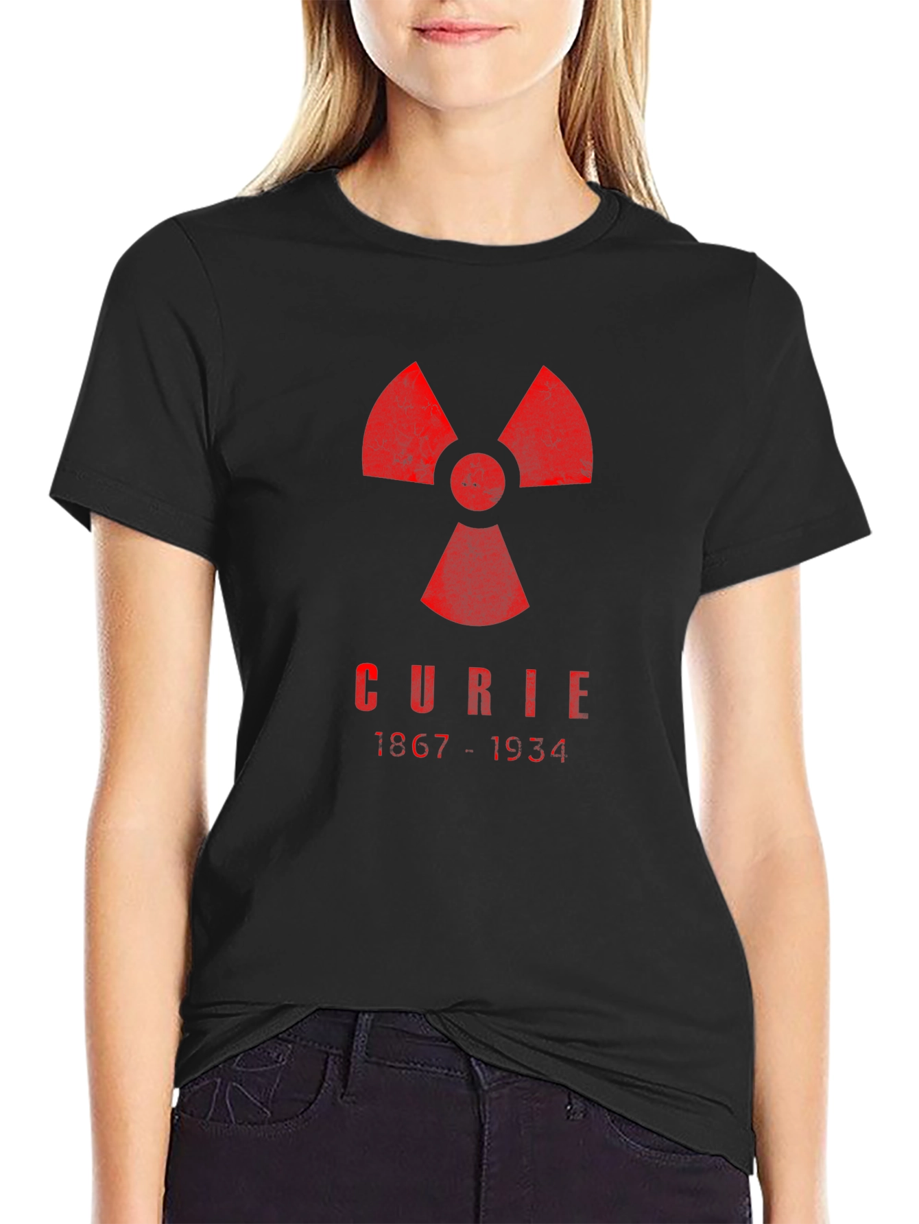 Curie Radiation Symbol T-Shirt - Science Tee