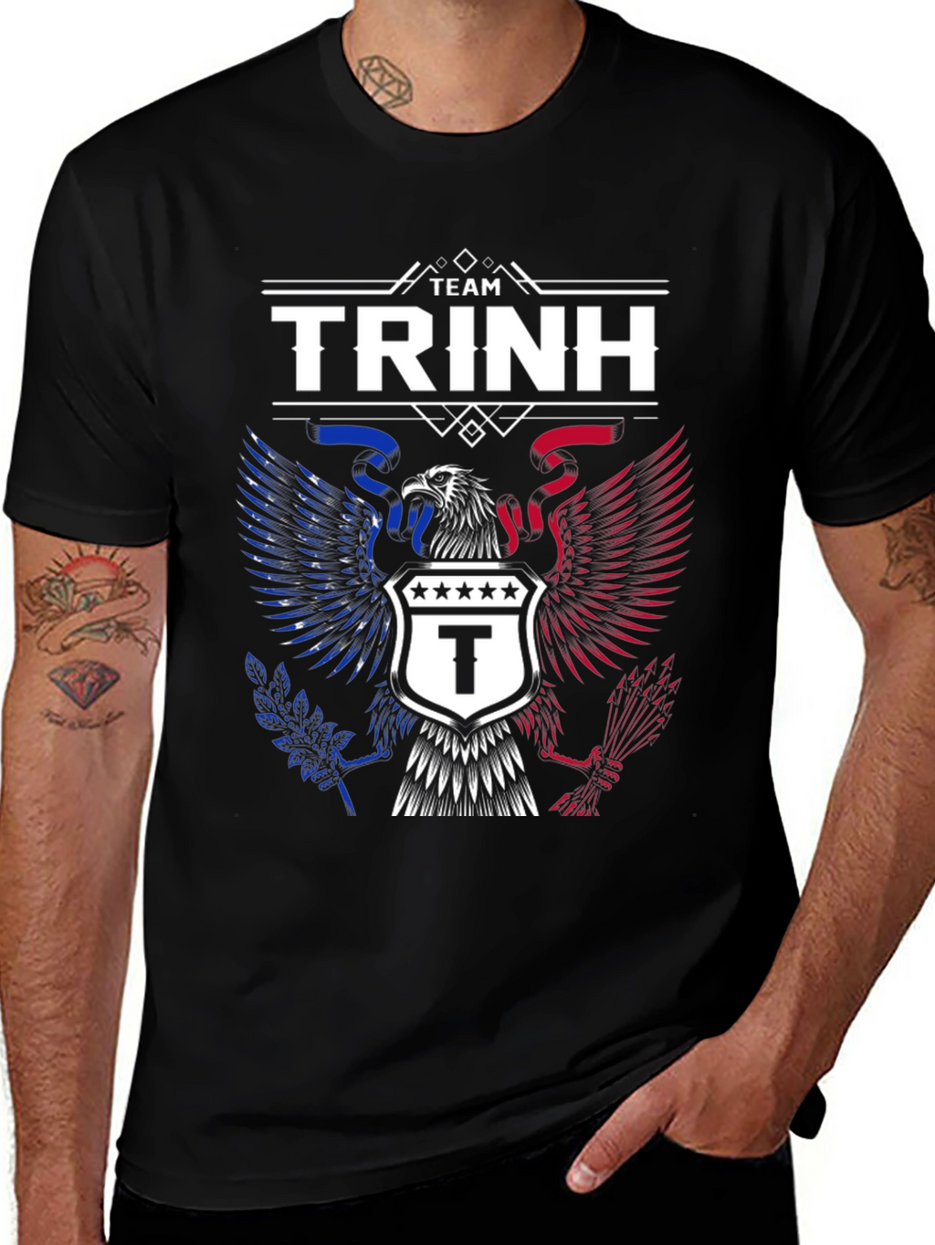 Team TRINH Patriotic Eagle T-Shirt