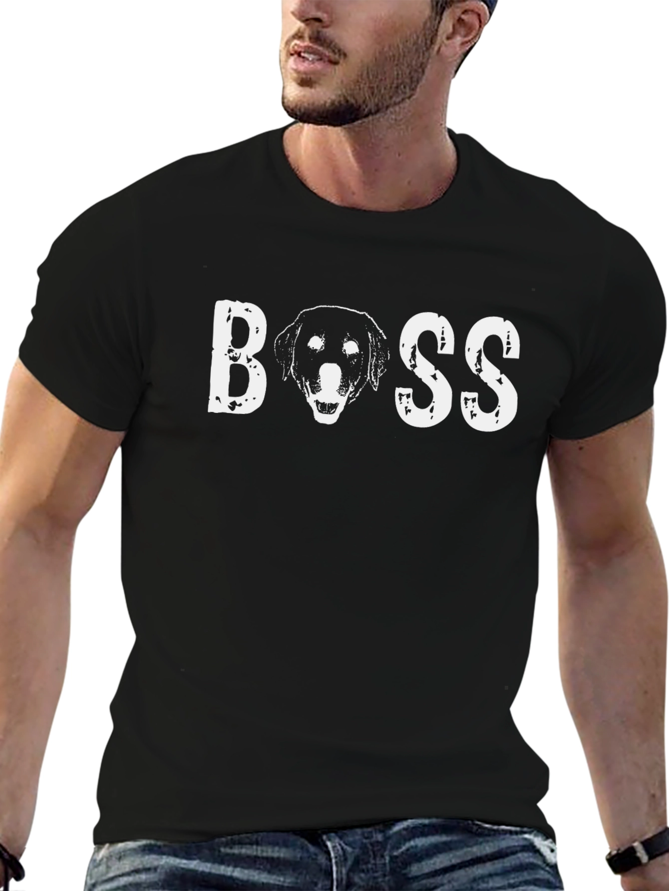 Boss Dog Graphic T-Shirt
