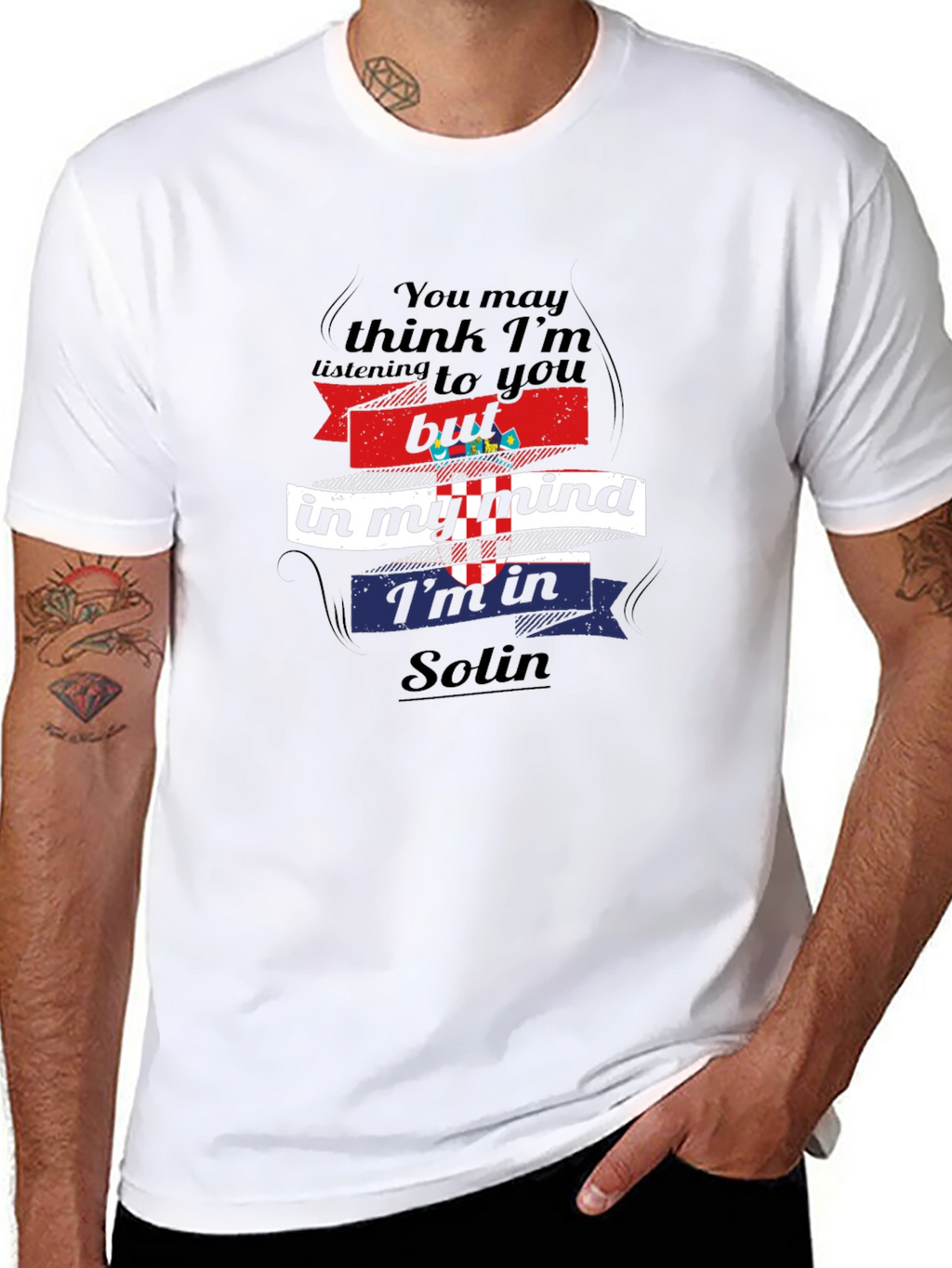 Croatia Solin Mind T-Shirt - Sarcastic Travel Tee